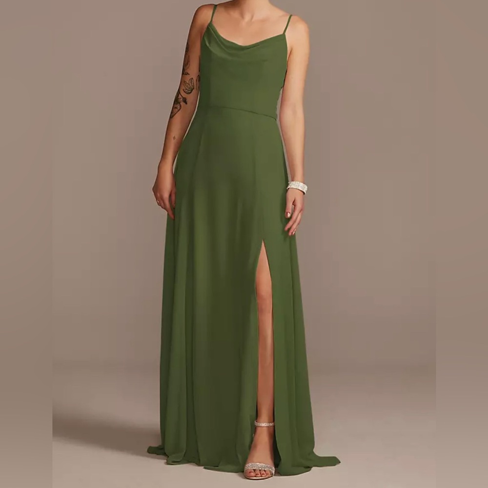 Green bridesmaid dress